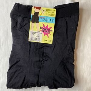 Assets by Sara Blakely Star Power High Waist Shaping Tight Black Size G